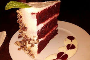 Pikk's Tavern Valparaiso Red Velvet Cake