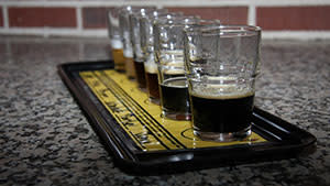 Flight at Crown Brewing Flight at Crown Brewing