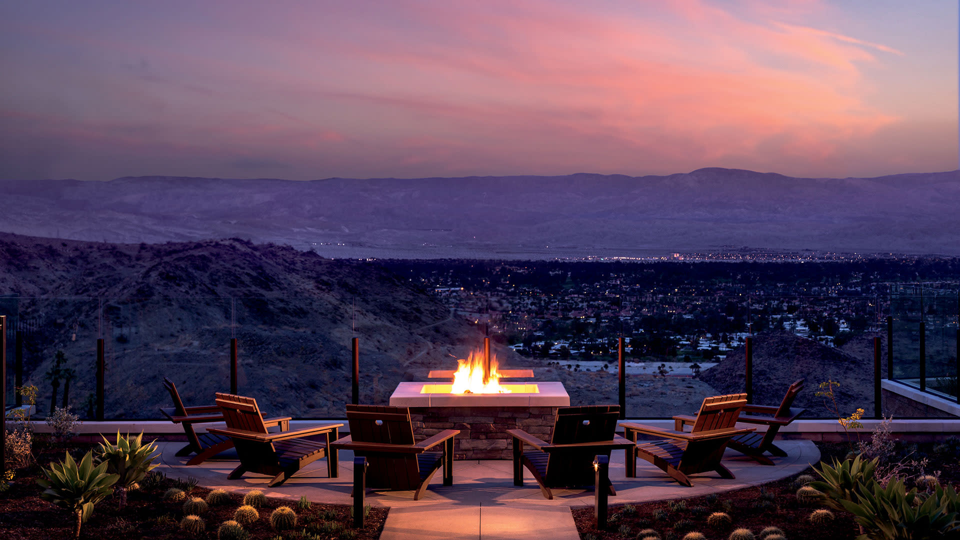 sunset at the ritz-carlton rancho mirage