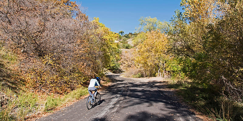 Riding City Creek Canyon Road