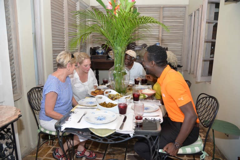 photo of cook book author amy sins in jamaica