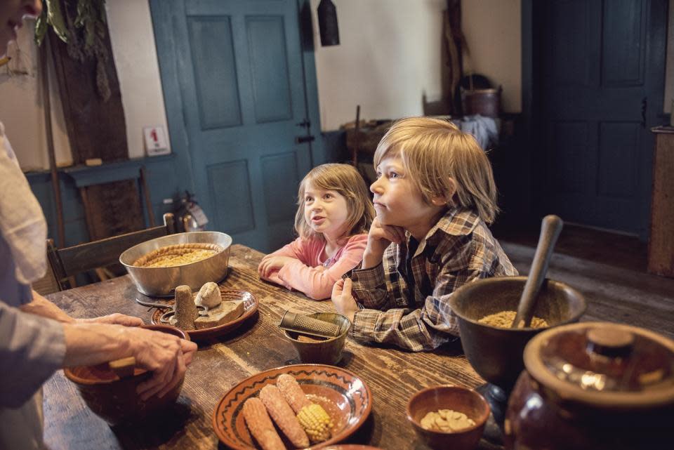 Hearth cooking at Heritage Village of the Southern Finger Lakes courtesy of Stu Gallagher