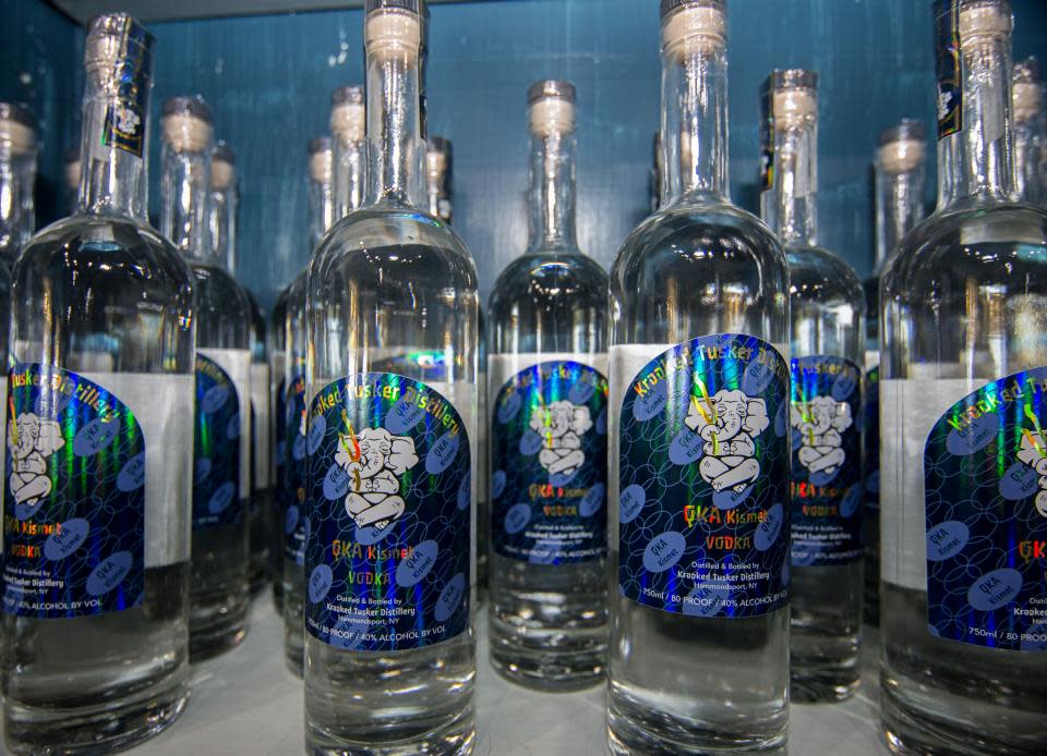 Vodka from Krooked Tusker Distillery courtesy of Stu Gallagher