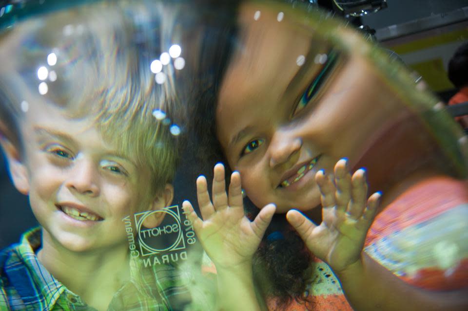Kids at the Corning Museum of Glass