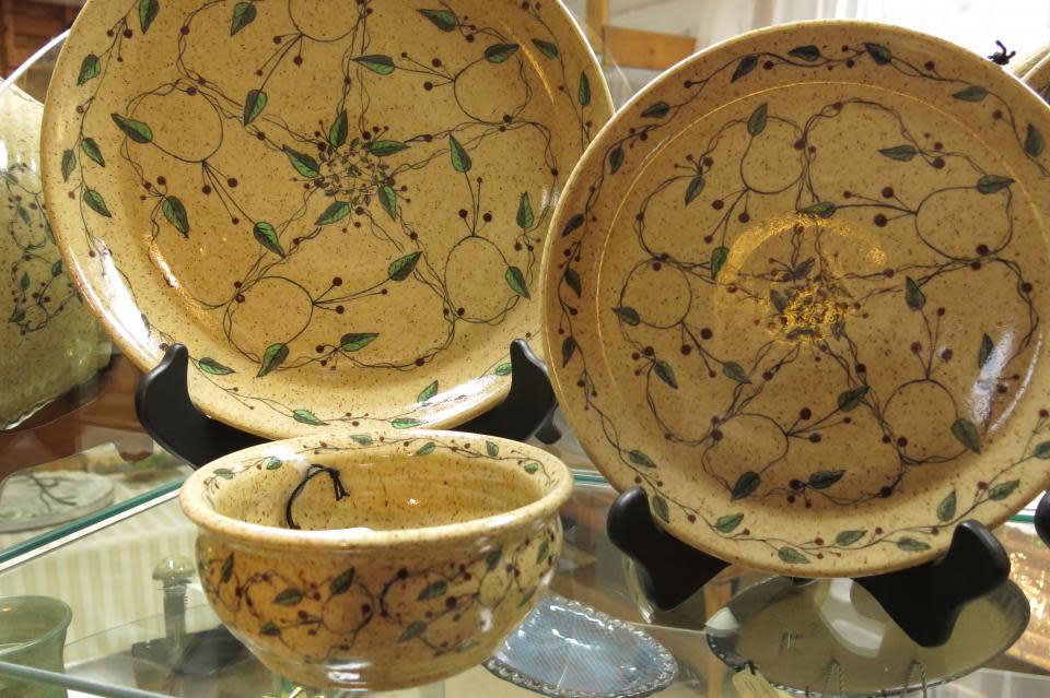 2 Crocked Pots Pottery