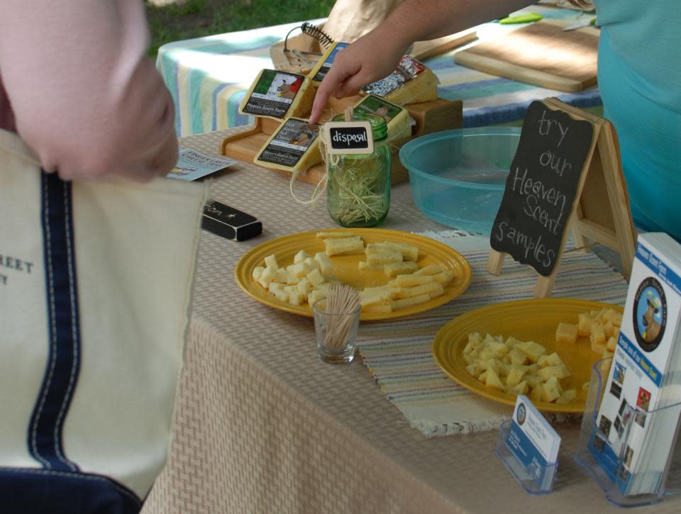 Local Samples at Farmers Market