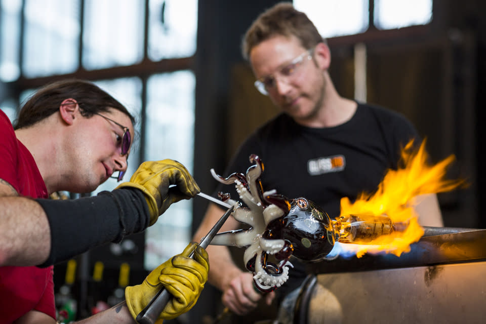 Glassblowing Demonstration courtesy of Gary Hodges and The Corning Museum of Glass