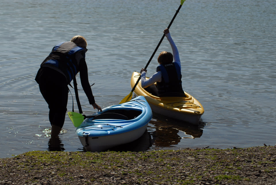 Travel Blogger April Morning Kayak Adventure