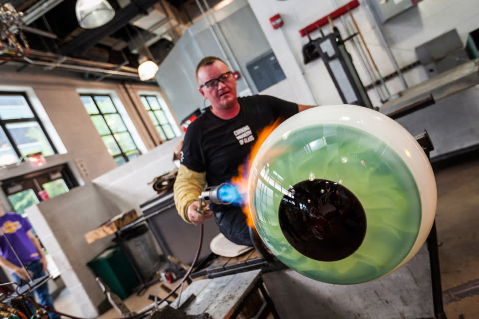 Hot Glass Show courtesy of The Corning Museum of Glass