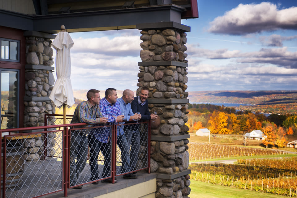 Autumn Wine Tasting at Heron Hill courtesy of Stu Gallagher