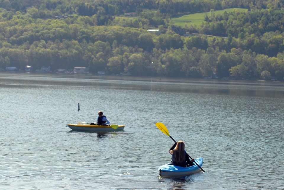 Morning Paddle on Keuka Lake