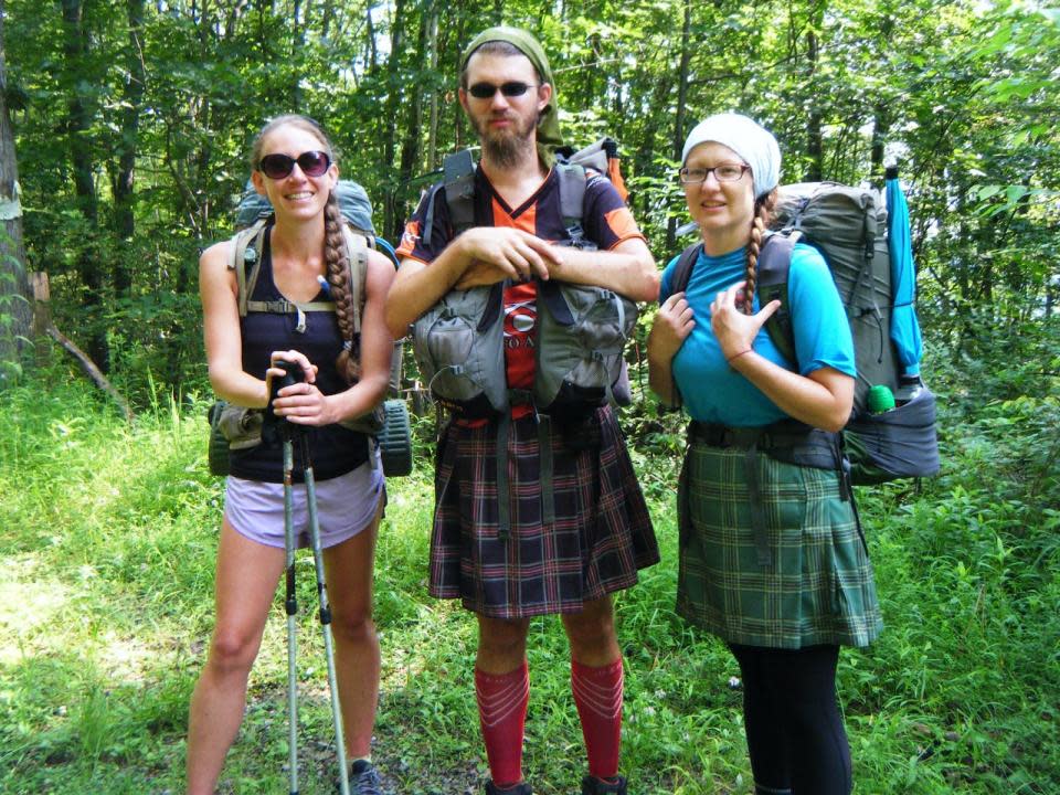 Fellow Hikers on Finger Lakes Trail courtesy of the Botanical Hiker