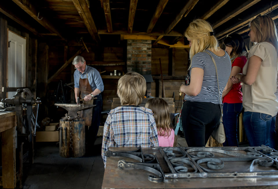 Heritage Viilage of the Southern Finger Lakes Blacksmith Shop courtesy of Stu Gallagher