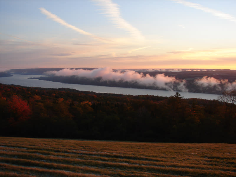 Keuka Sunrise in Hammondsport by Jake Cornelius