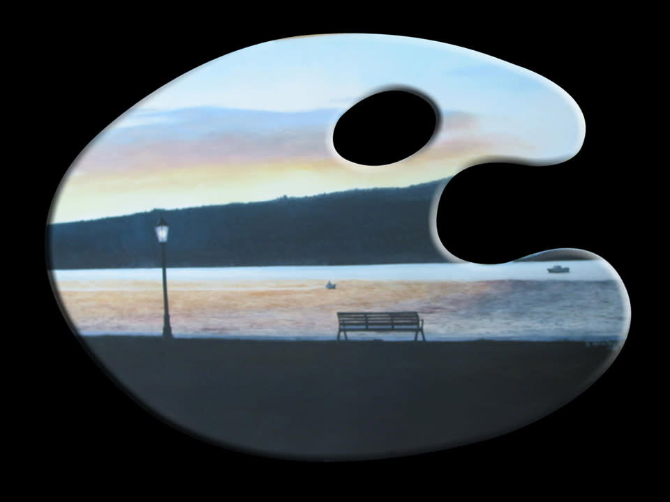 Palletes of Keuka Art by Scott Graham