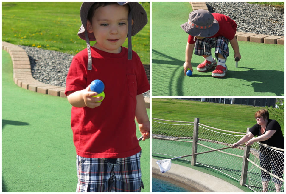 Breaking the rules of Mini Golf at Park Ave Sports Center