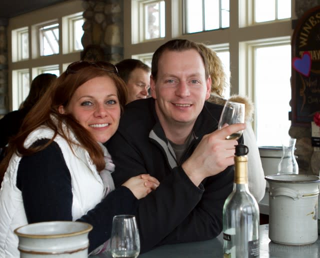Heron Hill Wine tasting at Heron Hill Winery
