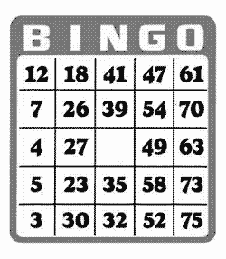 Bingo at Winterfest - giving back
