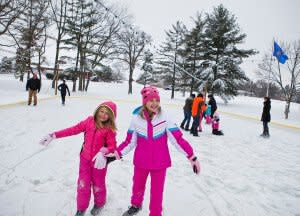 Ice Skate this winter at The Ridge Hotel in Lake Geneva