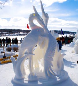 Winterfest Snow Sculpting for your winter getaway