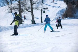 Skiing at The Mountain Top