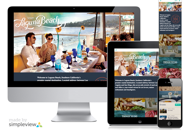 Responsive Visit Laguna Beach Responsive design of Visit Laguna Beach