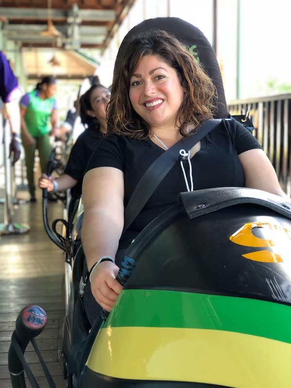Bobsledding on Mystic Mountain