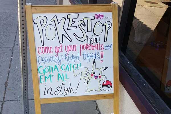 Pokestop Sign