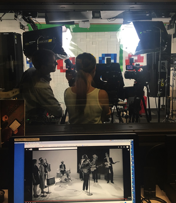 Google Production Team prepping for the shoot Google Production Team prepping for the shoot