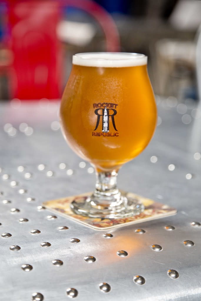 Rocket Republic Brewing's Terrestri-Ale Tripel via iHeartHsv.com
