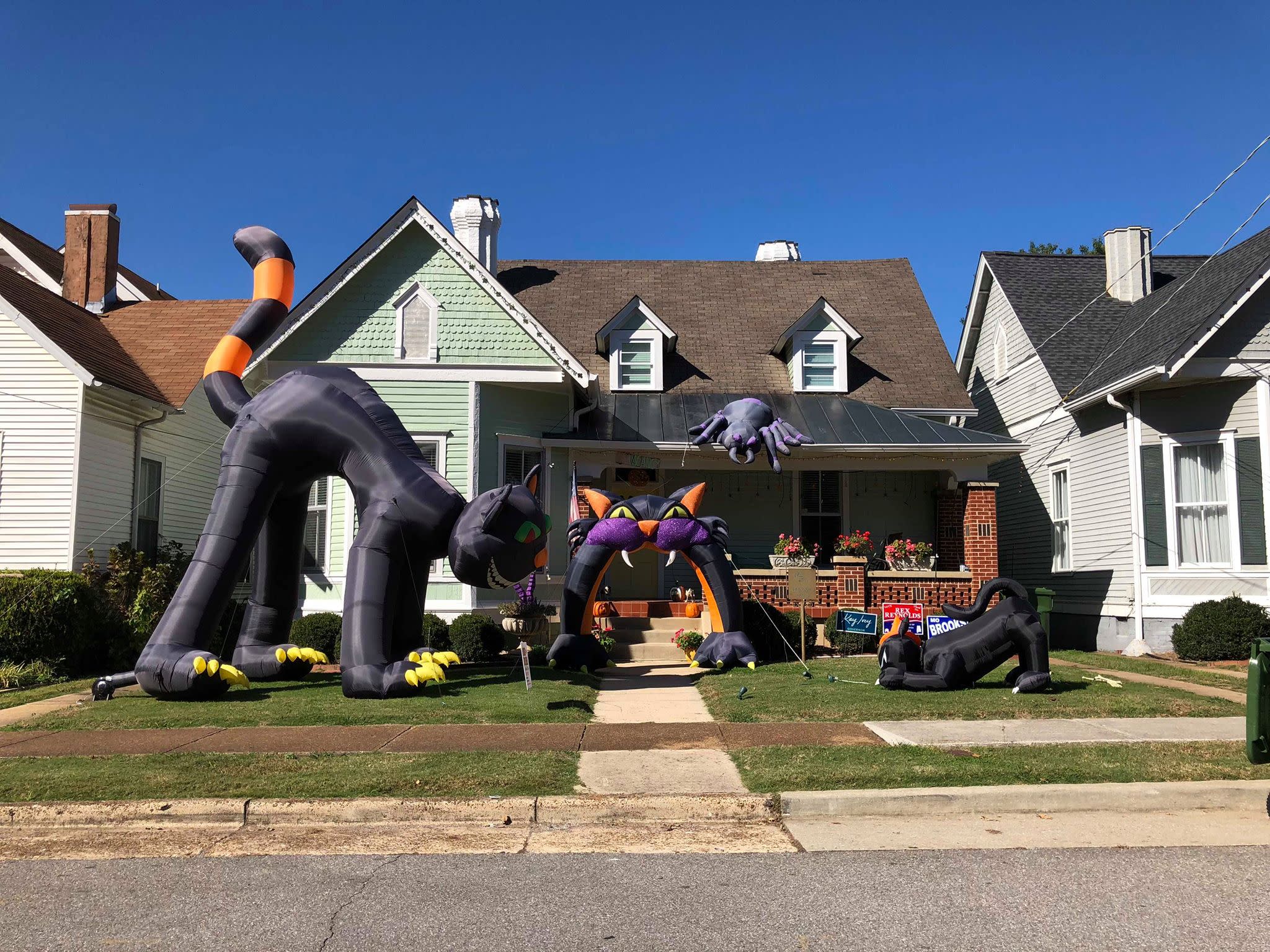 Photos of Downtown Huntsville Halloween Decorations