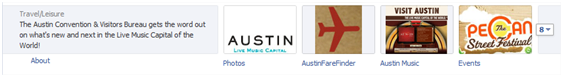 Facebook Apps Austin CVB