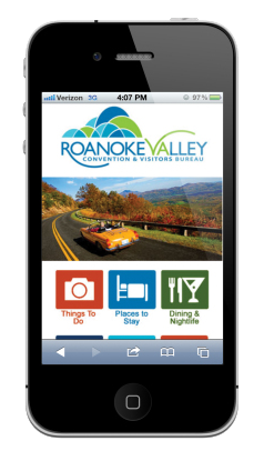 Visit Roanoke app