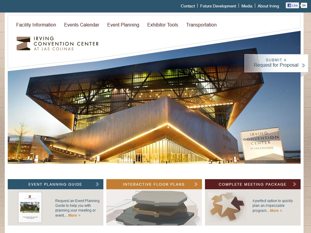 Irving Convention Center Site Design - March 2012