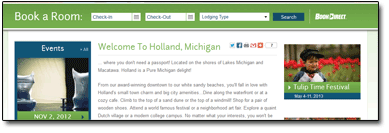 Holland 2012 Booking Engine