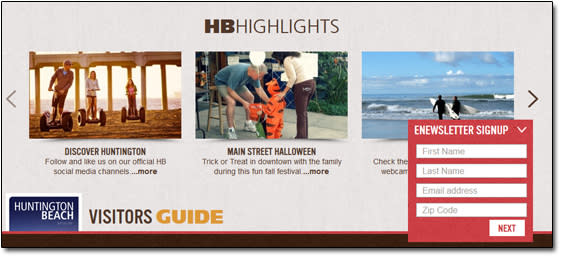 Huntington Beach Visitor and ENewsletter