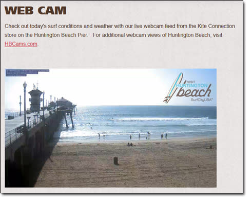 Huntington Beach Web Cam