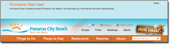 Panama City Alert 2013