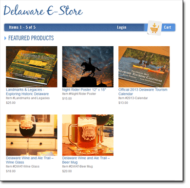 Delaware Estore Front