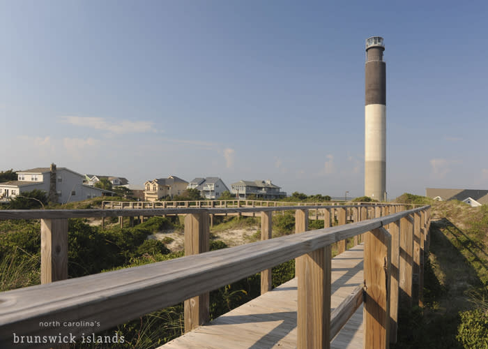 Caswell Beach Oak Island Lighthouse