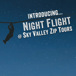 Night Flight at Sky Valley Zip Tours Night Flight icon