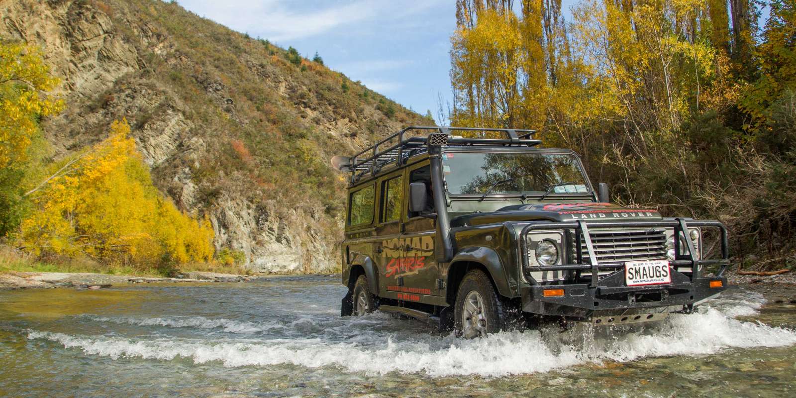 Nomad 4WD Safaris river crossing