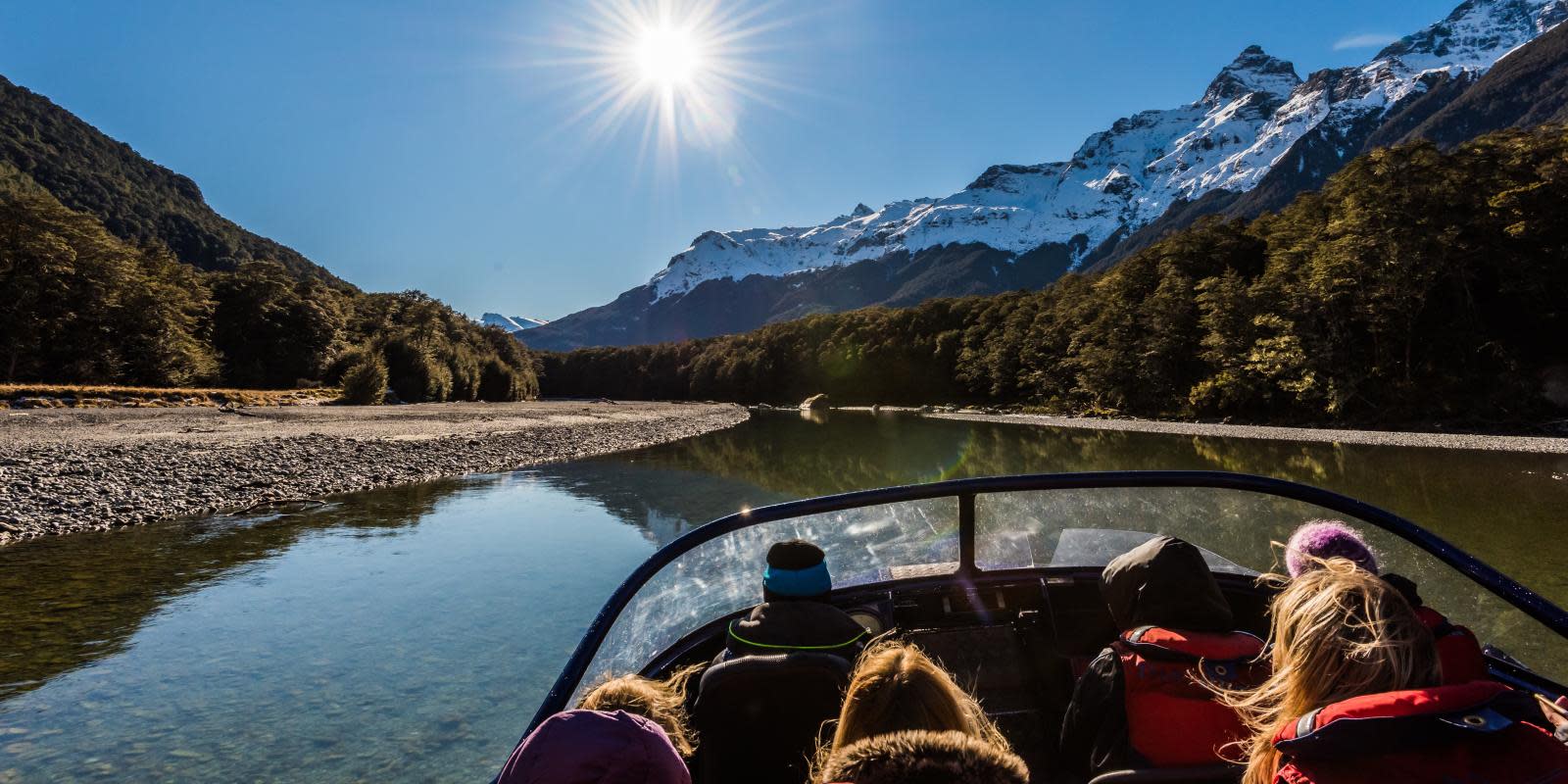 Dart River jet boating