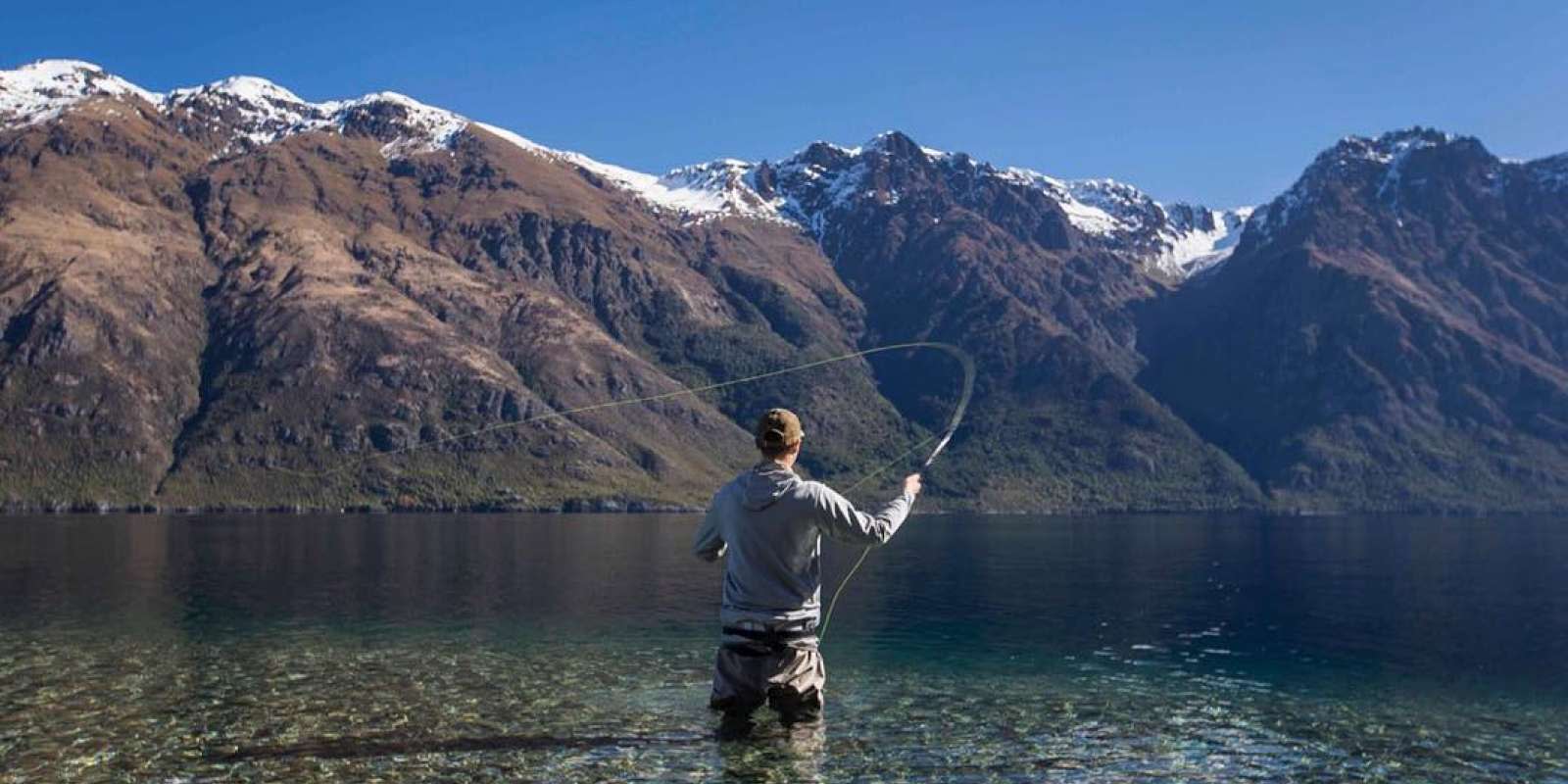 fishing in lake wakatipu queenstown new zealand