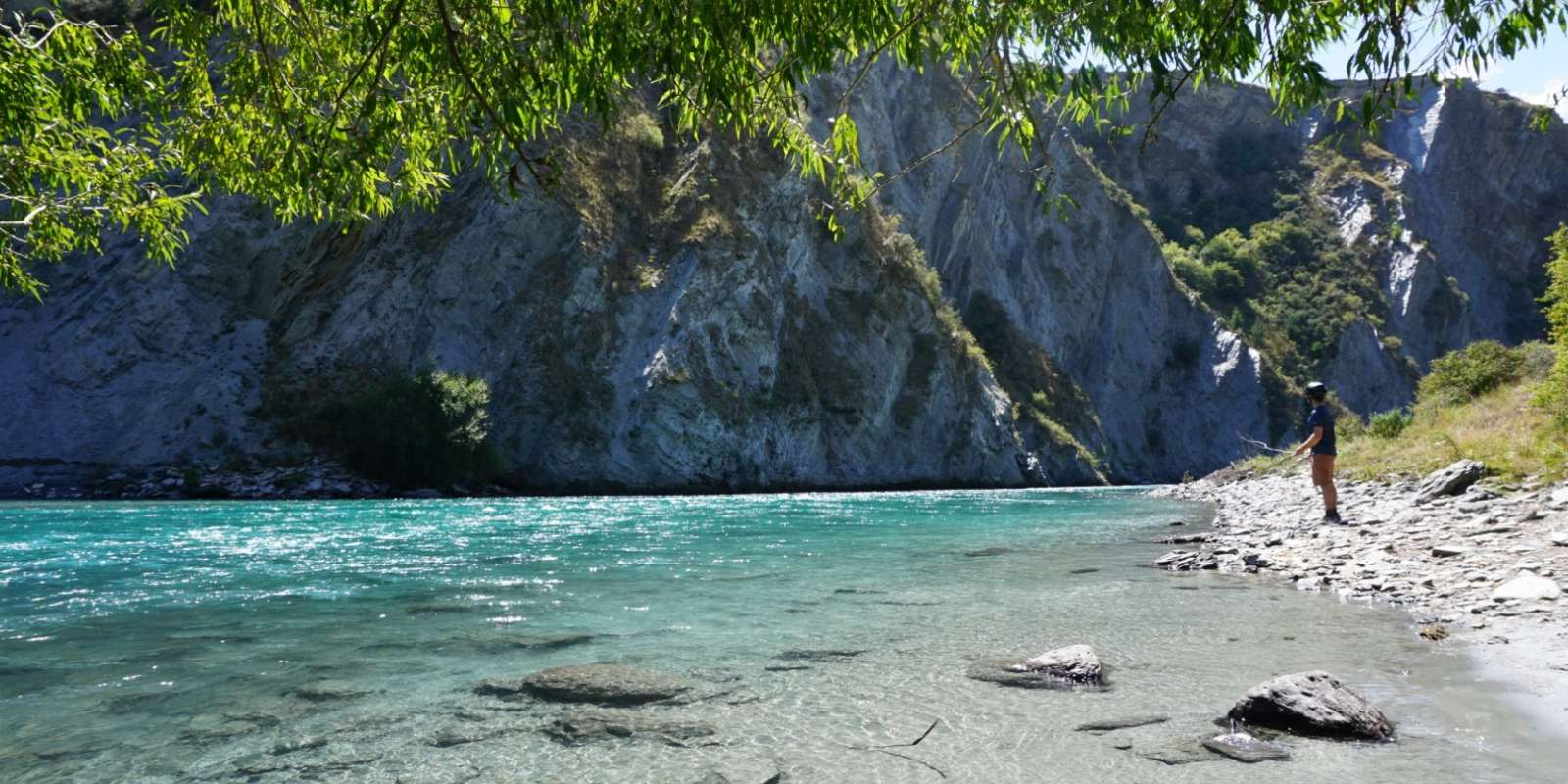 Fishing in Queenstown's Kawarau River