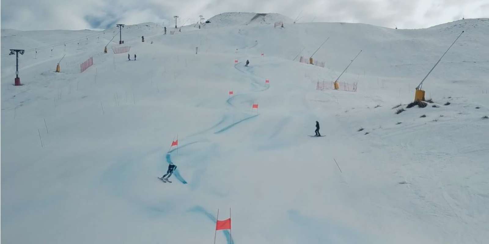 Training on Coronet Peak