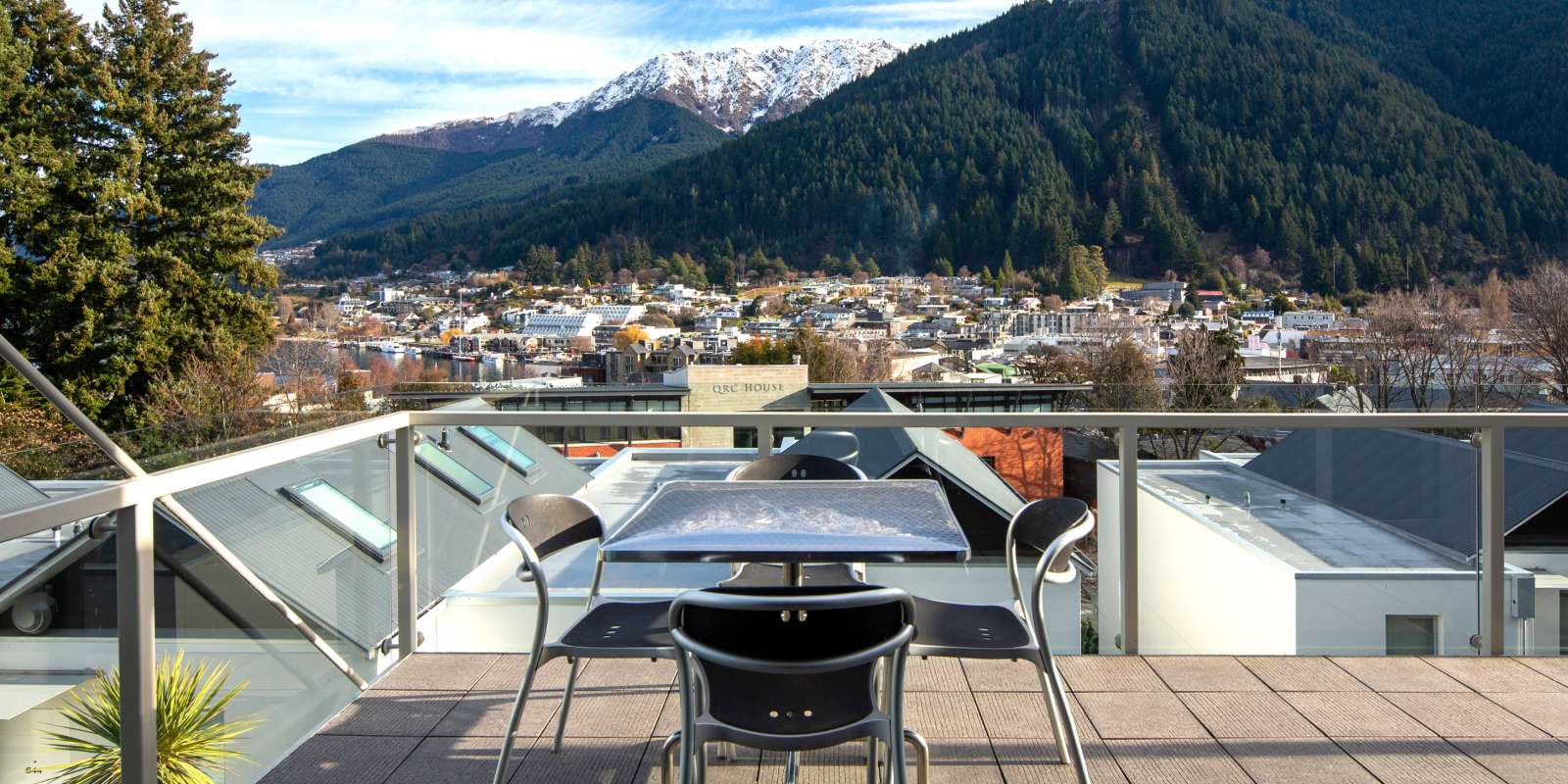 Blue Peaks Apartments View from balcony