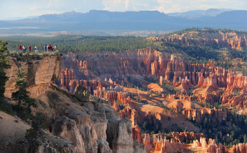 Taking in the red-rock landscape at Bryce Canyon National Park