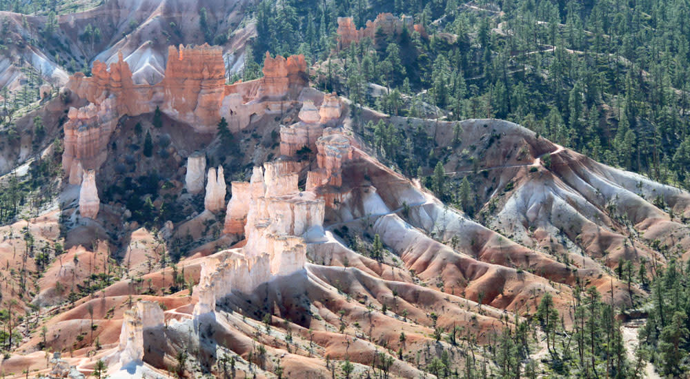 View of norther end of Bryce Canyon National park
