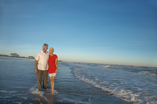 Reconnect on a couple's vacation to North Myrtle Beach. 